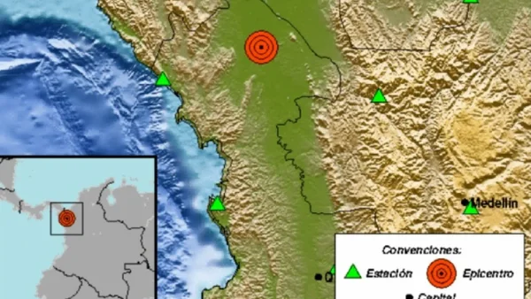Al menos 13 temblores han 'sacudido' a Colombia hoy 20 de abril: uno alcanzó una magnitud de 3.5