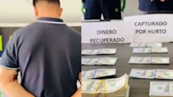 Autoridades recuperan 30 mil dólares robados de una casa de cambio en Medellín