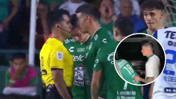 Video: Así abandonó el estadio James Rodríguez tras expulsión y caída del Club León Video: Así abandonó el estadio James Rodríguez tras expulsión y caída del Club León