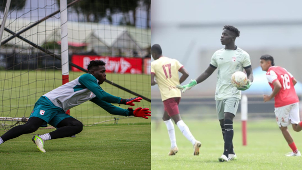 Él es Jhoyler Andrades, el arquero que toma el lugar de Mehring en Santa Fe y sueña con su debut