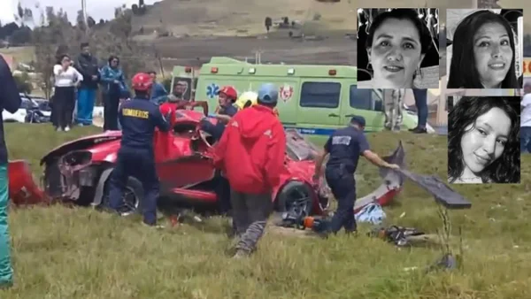 VIDEO | Ya identificaron a las tres víctimas del accidente en la vía Tunja – Bogotá: eran tres hermanas
