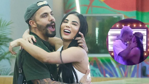 Karina y Altafulla rompieron la tensión con apasionado beso en la Casa de los Famosos Colombia