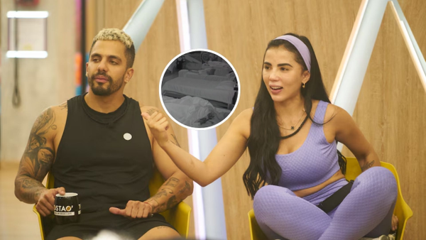 Karina y Altafulla protagonizaron una fogosa noche en La Casa de los Famosos Colombia Karina y Altafulla protagonizaron una fogosa noche en La Casa de los Famosos Colombia