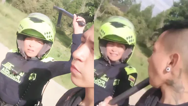 Procuraduría prorrogó la suspensión a policía que agredió a un joven con su bolillo Procuraduría prorrogó la suspensión a policía que agredió a un joven con su bolillo