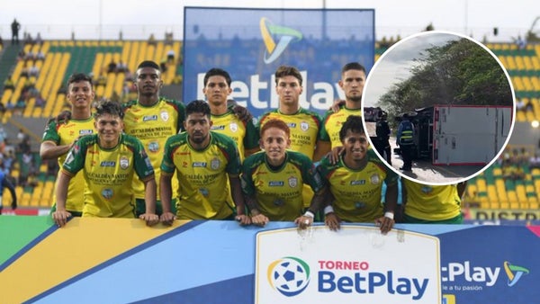 Jugadores del Real Cartagena sufren aparatoso accidente de tránsito camino al entrenamiento