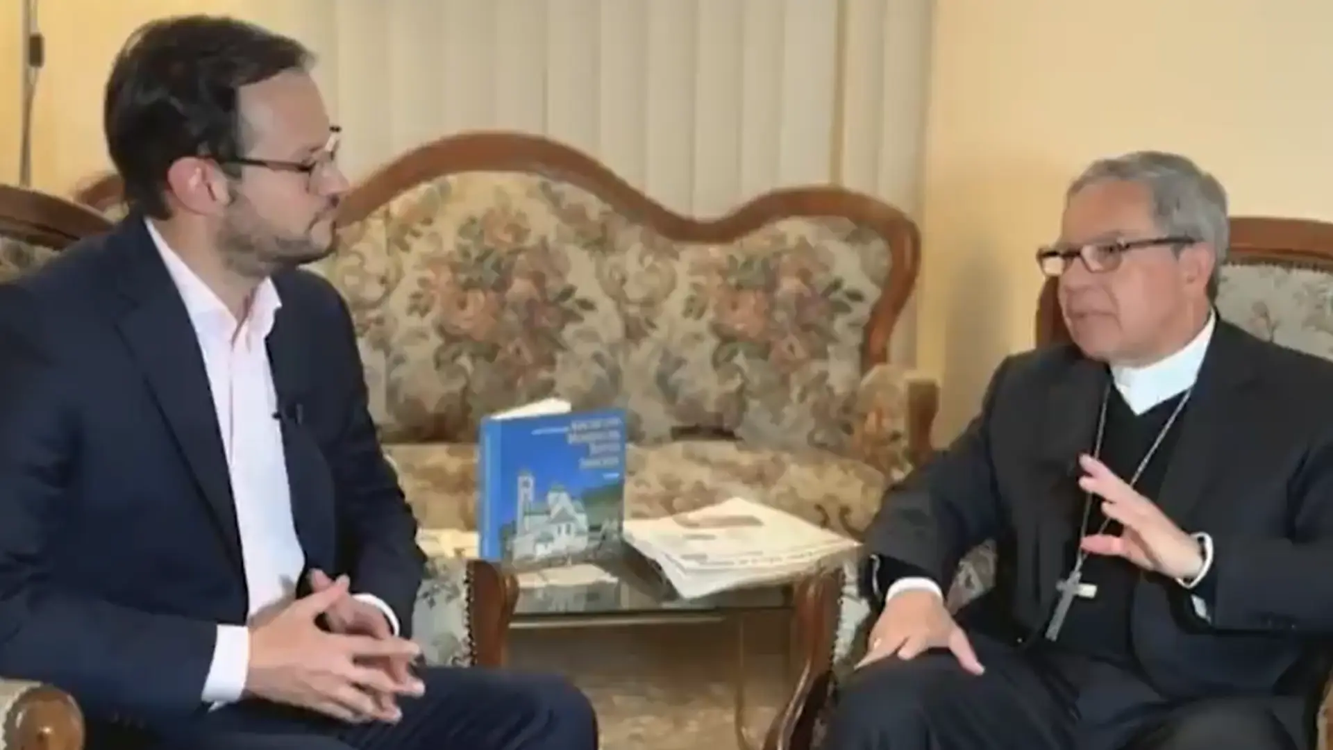 Cardenal Luis José Rueda y José Manuel Acevedo.