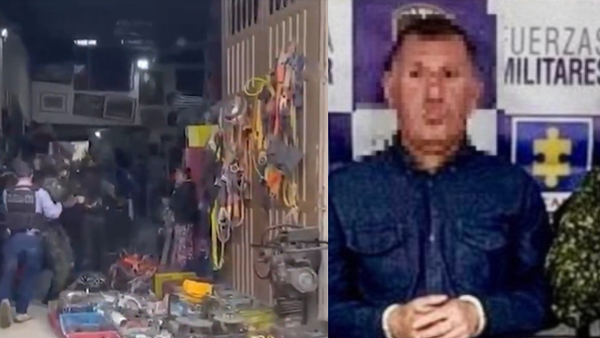 En video: este fue el momento exacto en el que cayó alias Jhon, presunto traficante de armas del Tren de Aragua