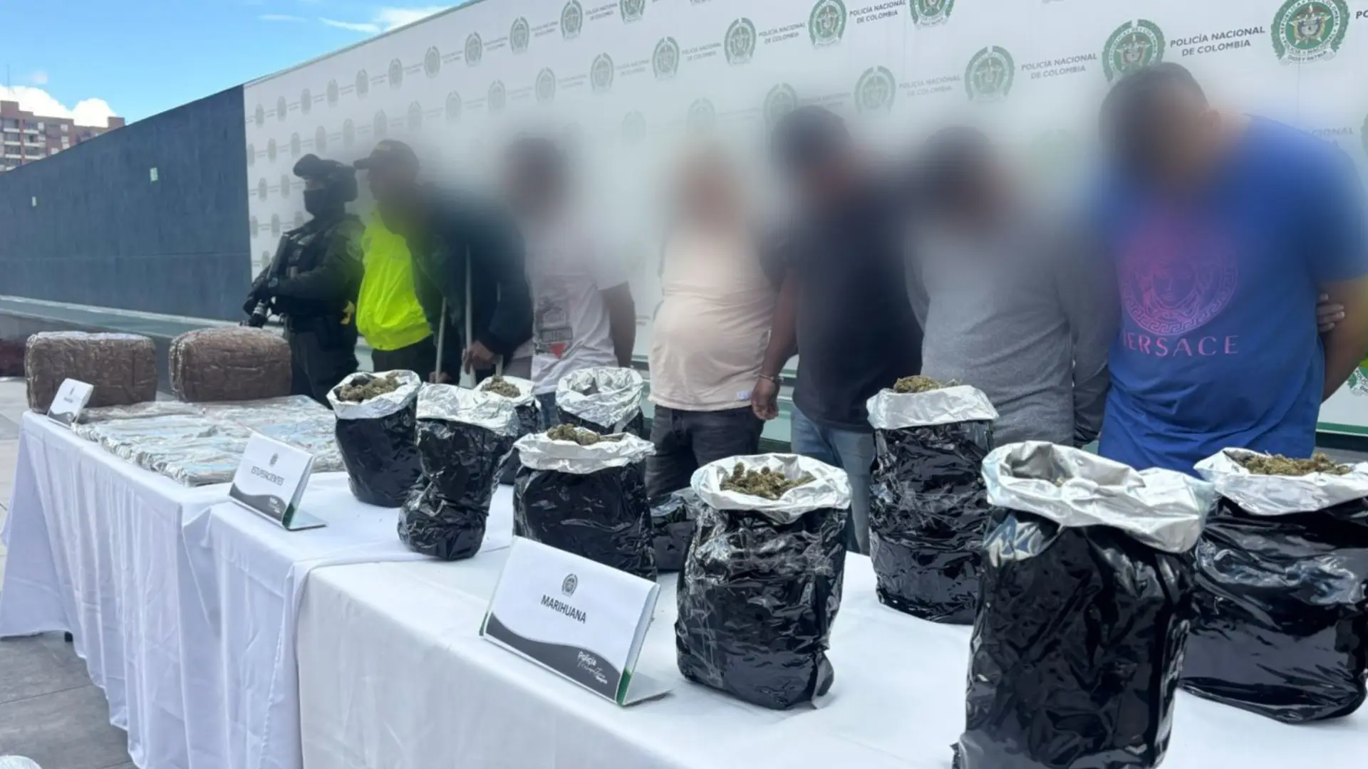 Cayó banda que comercializaba marihuana en Bogotá.