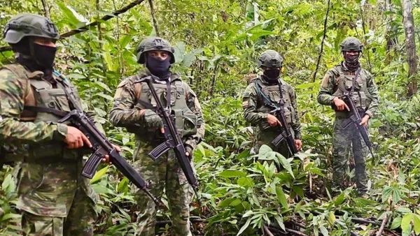 Ecuador desplegó 1.500 soldados para localizar miembros de las disidencias de las Farc