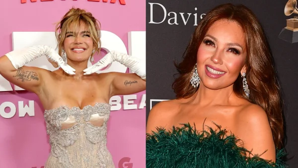 “Aquí estoy”: Thalía le dedica un sentido mensaje a Karol G por ser su inspiración