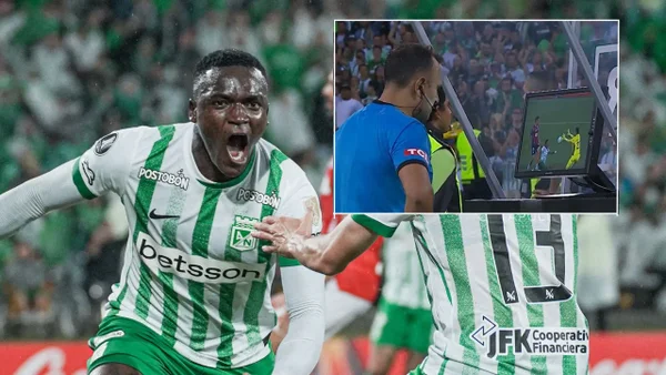 Con suspenso, Atlético Nacional abrió el marcador ante Bahía: ¡Kevin Viveros marcó el 1-0!