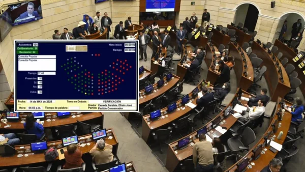 Así fue la votación que hundió la consulta popular en el Senado