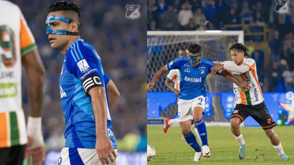 ¿Por qué Falcao jugó con una máscara? El secreto de su regreso al estadio El Campín