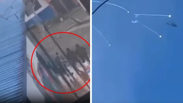 Video del momento exacto del ataque armado contra helicóptero del Ejército en Cumbitara, Nariño