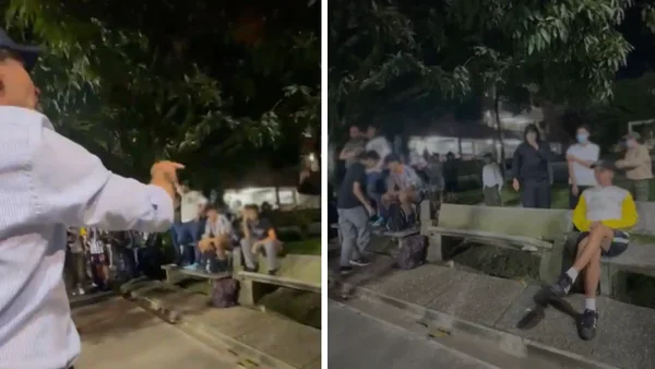 En video | ‘Fico’ Gutiérrez fue abucheado e insultado por encapuchados en universidad de Medellín