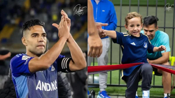 Así celebró el hijo de Falcao el golazo del 'Tigre' en El Campín: video emotivo de su festejo