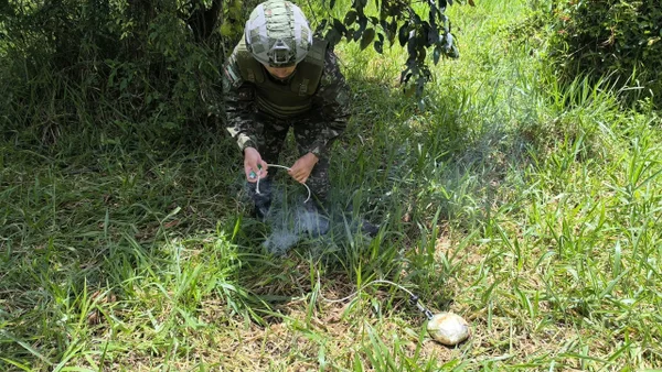 Ejército logró desactivar artefactos explosivos del ELN en Valdivia, Antioquia