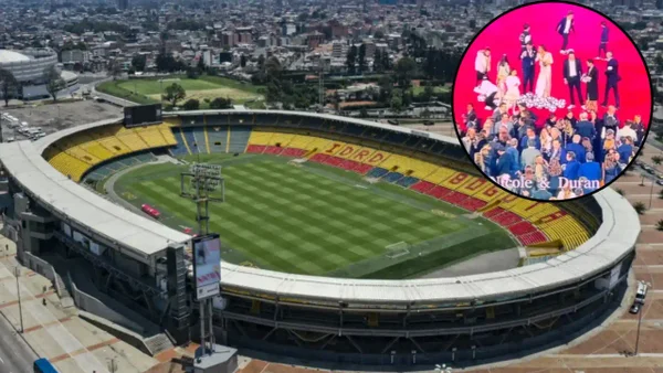 Los famosos que asistieron al matrimonio en el estadio El Campín: fotos virales
