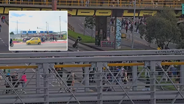 Más de un millón de personas afectadas por 300 manifestantes: balance de las protestas en Bogotá