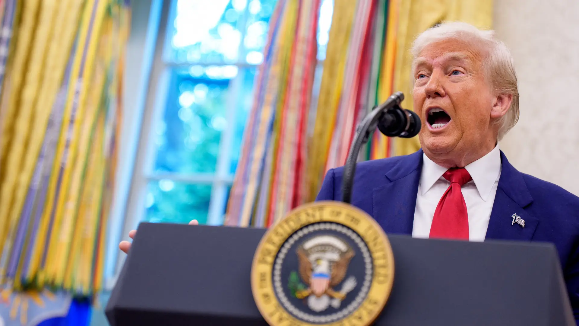 Donald Trump, presidente de los Estados Unidos.