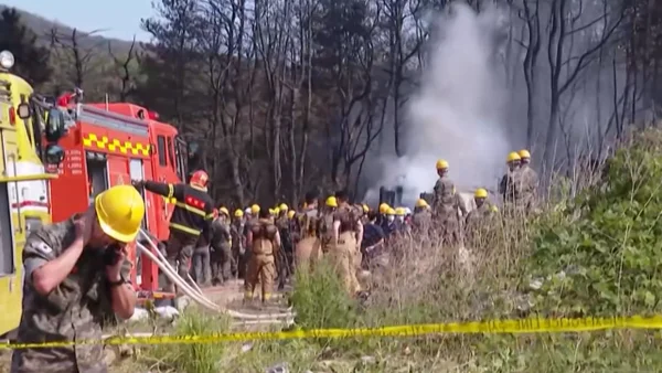 Tragedia aérea en Corea del Sur: avión militar se estrelló con cuatro tripulantes Tragedia aérea en Corea del Sur: avión militar se estrelló con cuatro tripulantes