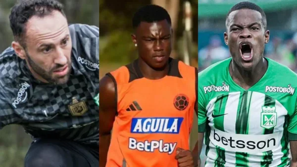 Los partidos que se pierden Hinestroza, Ospina y Román con Atlético Nacional por Selección Colombia