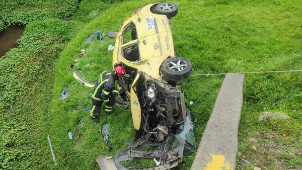 Accidente en la vía Tunja-Bogotá deja varios lesionados