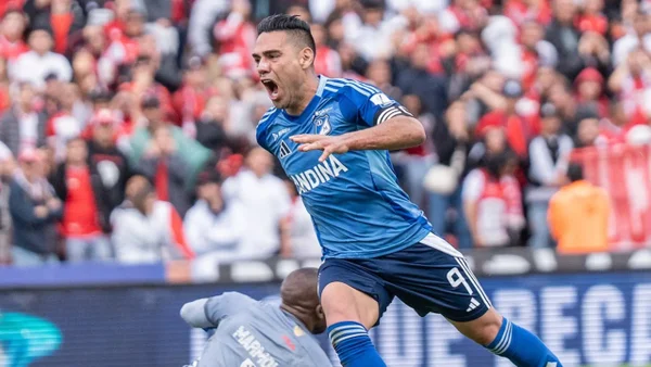 ¡Volvió a aparecer Falcao con Millonarios! Vea su segundo gol en clásicos bogotanos