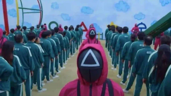 Pueblo colombiano fue el escenario de la promoción de 'El Juego del Calamar 3': video