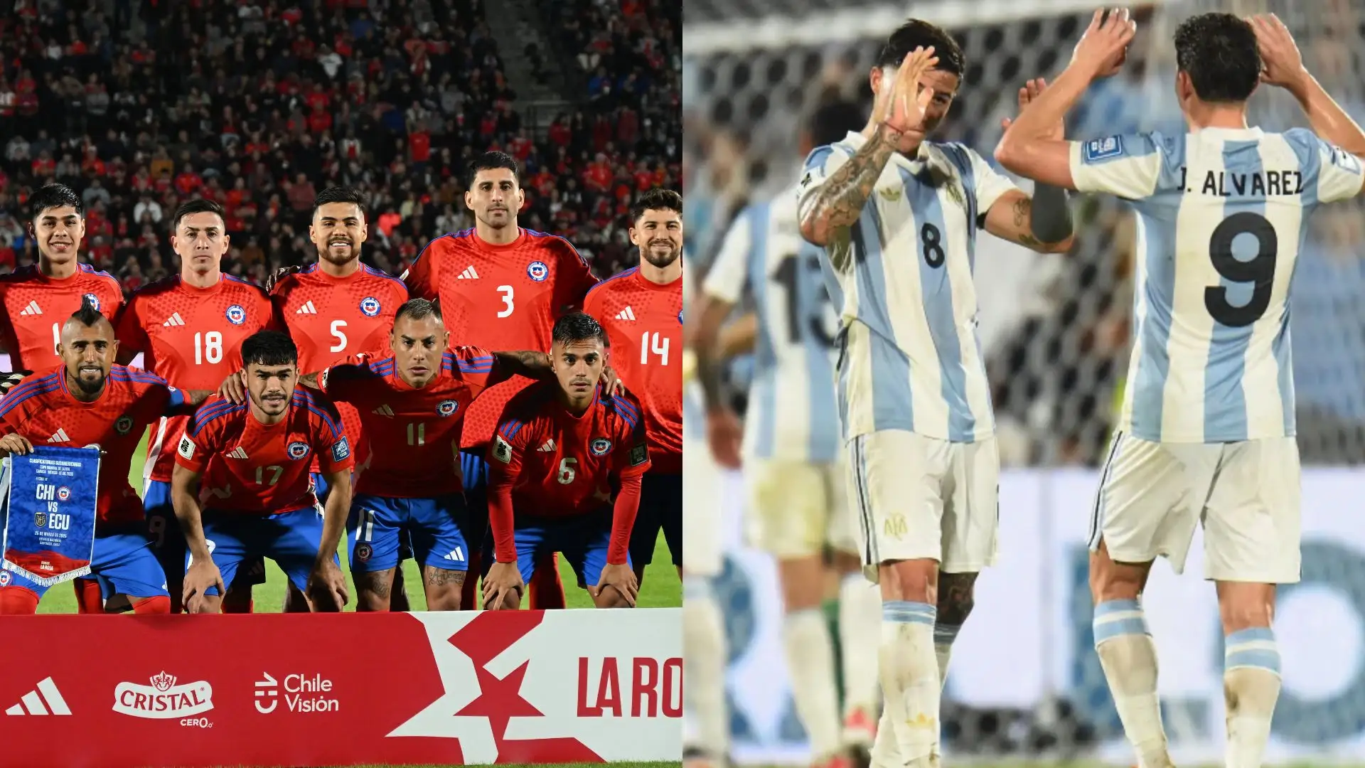 Chile vs. Argentina por Eliminatorias