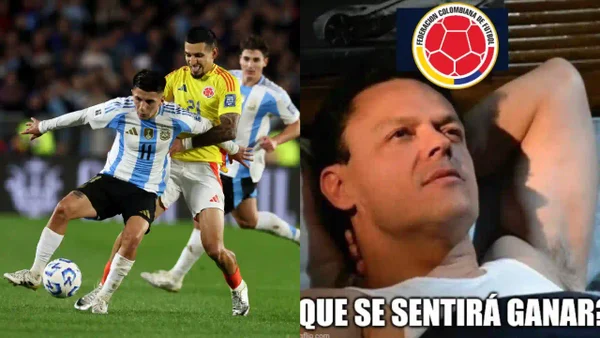 ¡Lluvia de memes! Colombia dejó escapar victoria ante Argentina y las redes se estallaron