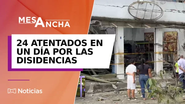 Atentados terroristas sacuden el suroccidente de Colombia: 24 ataques en un día por las disidencias de ‘Iván Mordisco’