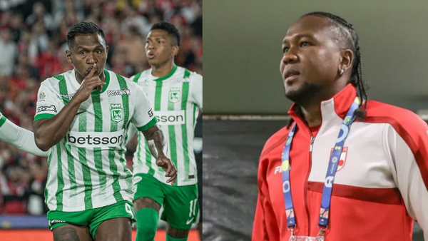 Alfredo Morelos le envió un 'sablazo' a Hugo Rodallega tras su cruce en el Santa Fe vs. Nacional