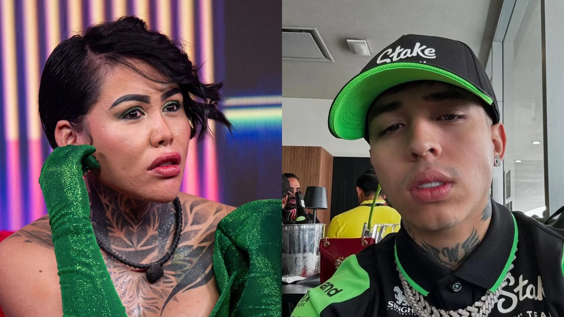 westcol-se-sincera-con-yina-calderon-en-stream-fighters Foto: IG @westcol y Canal RCN
