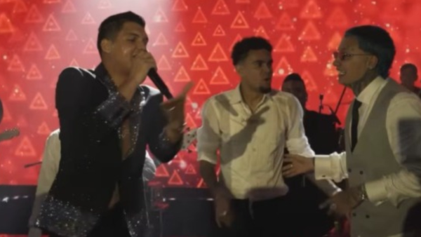 EN VIDEO: así cantó Luis Díaz junto a Elder Dayan y Blessd en su matrimonio