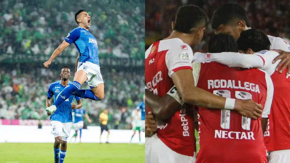 Millonarios o Santa Fe en la final, según la IA.