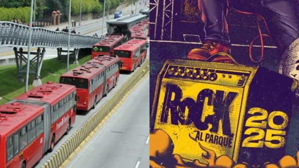 Alternativas de transporte y cierres viales por Rock al Parque 2025 en Bogotá