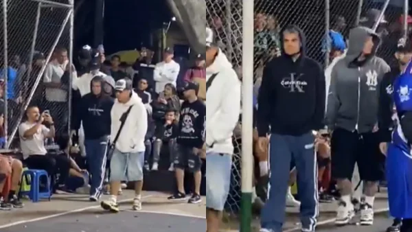 Luis Díaz se camufló en Medellín para disfrutar de un partido de micro en el barrio