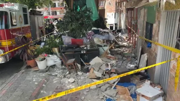 Trágica explosión de pipeta de gas en Itagüí dejó una mujer muerta y tres heridos graves
