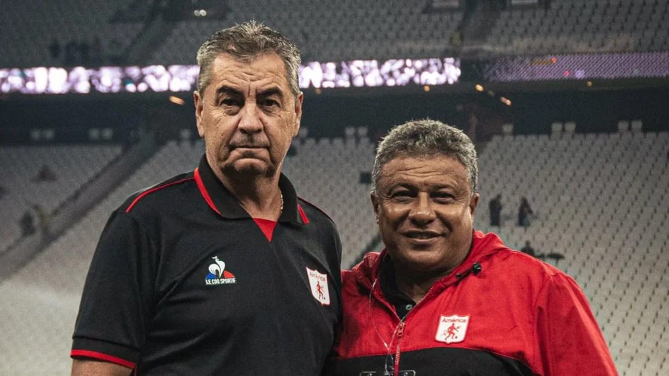 Polilla Da Silva y Alex Escobar América de Cali