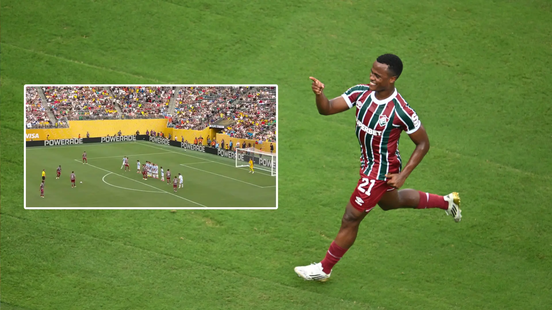 Jhon Arias gol Fluminense
