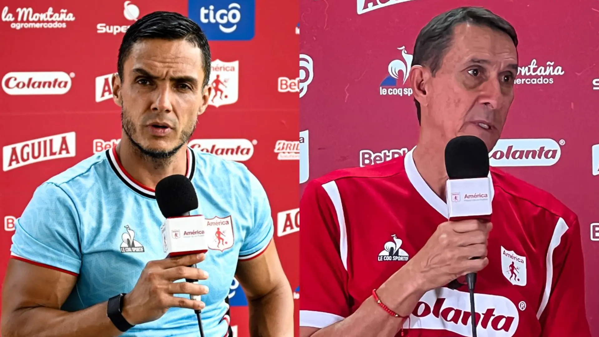 Lucas González y Alexandre Guimaraes