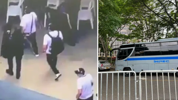 VIDEO | Así llegaron desde la cárcel de Itagüí en bus los criminales que asistieron al evento de Petro en Medellín