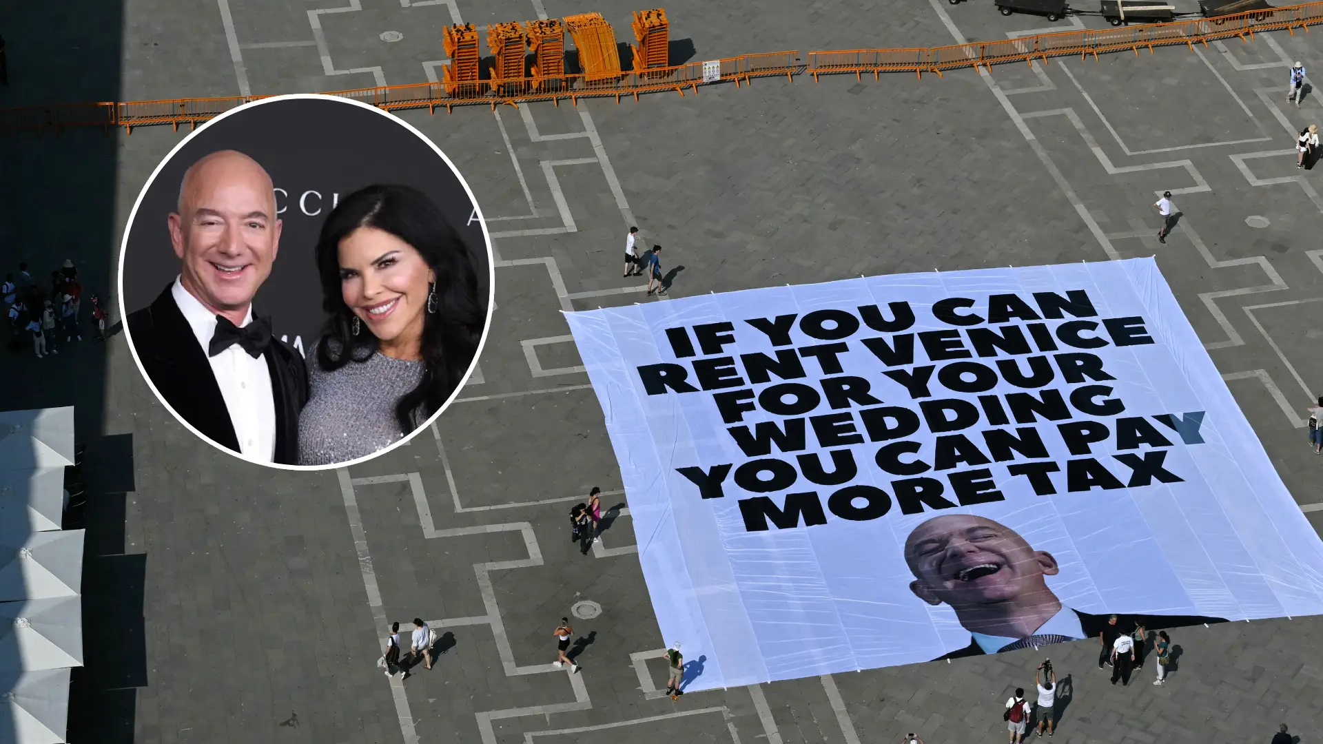 Lujosa boda de Jeff Bezos en Venecia desata críticas por impacto ambiental