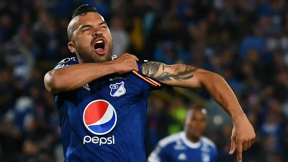 Andrés Cadavid con Millonarios en 2014.