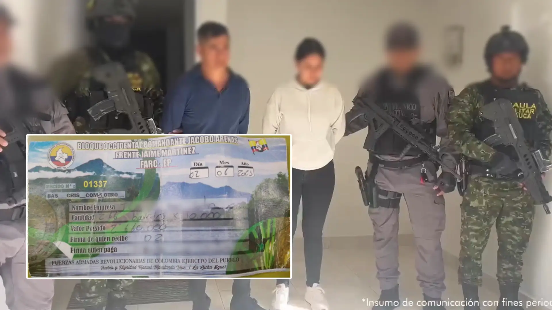 Desmantelan red que desviaba combustible para disidencias de las Farc en Cauca y Valle del Cauca