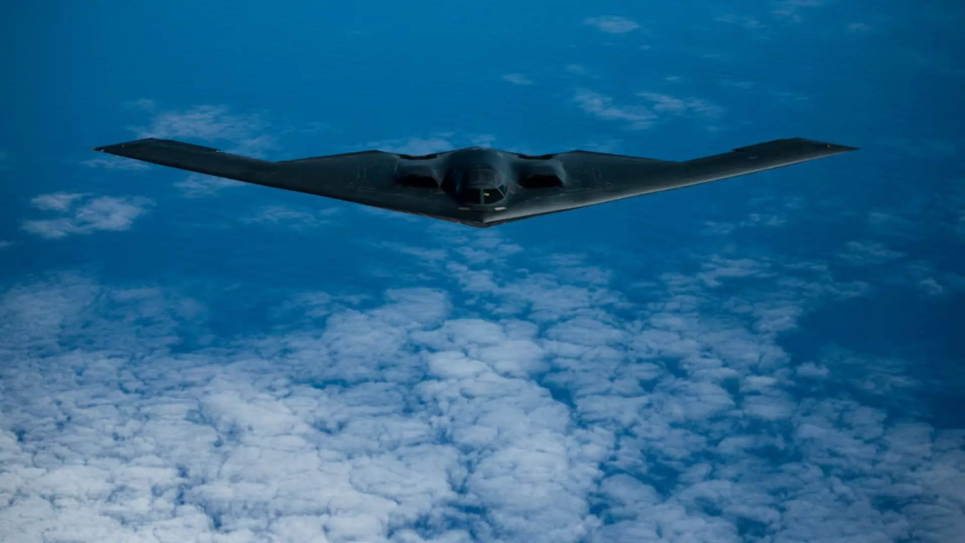 Aviones bombarderos B-2 de Estados Unidos.