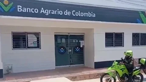 Robo en sede del Banco Agrario en Bolívar.