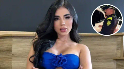 Karina García fue sorprendida por retén de la Policía: su reacción se volvió viral | Noticias RCN