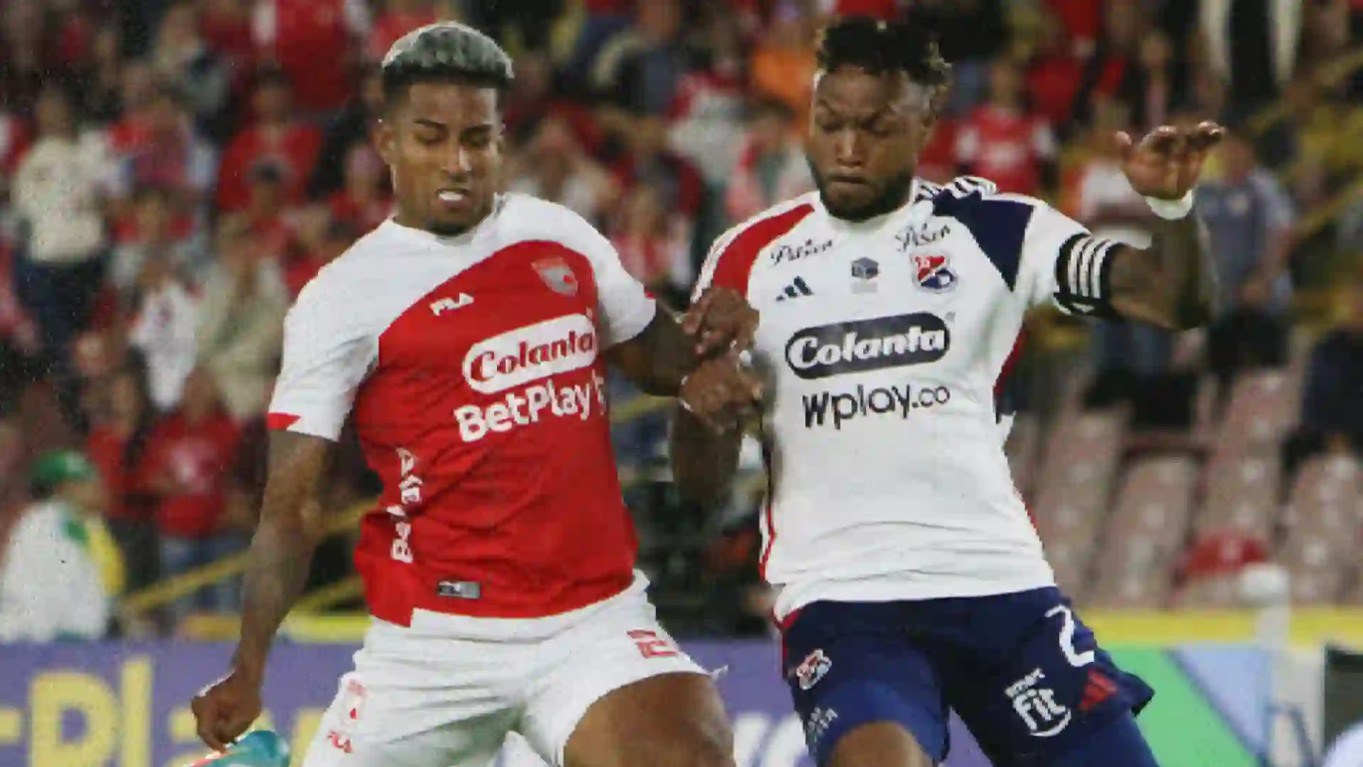 Gol de Santiago Mosquera con Santa Fe y empatan la final ante Medellín